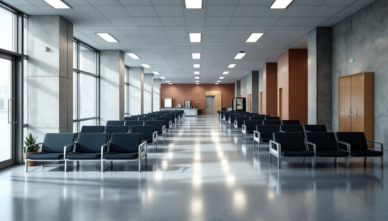 Visitation facilities and waiting area at Sing Sing Correctional Facility