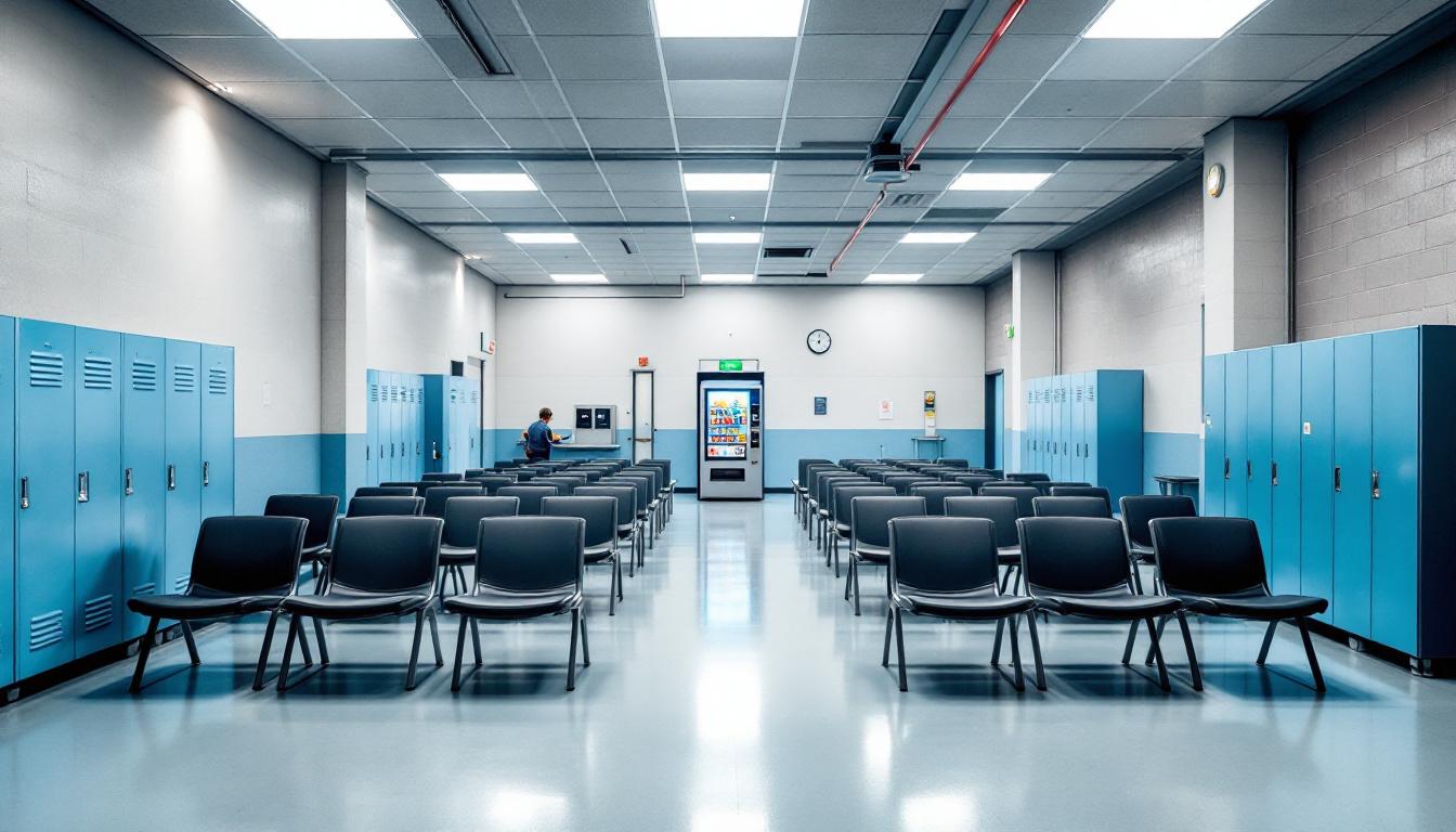 Visitation area at Broome County Sheriff's Office