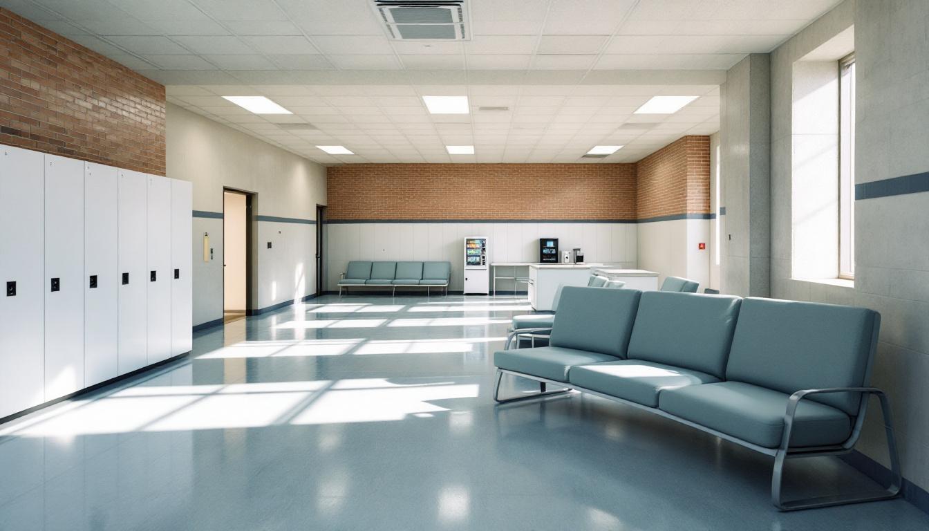 Visitation area at Albion Correctional Facility