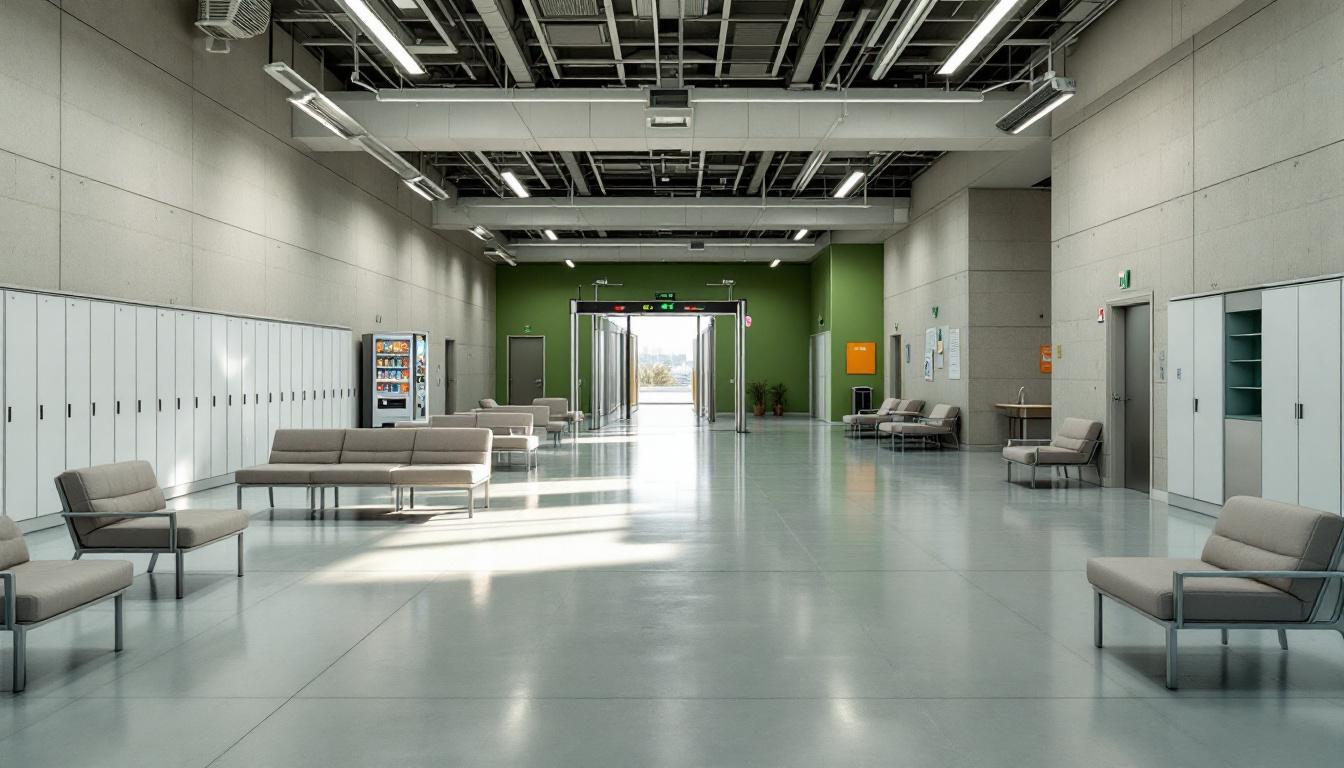 Visitation area at Suffolk County Sheriff's Office Riverhead Correctional Facility