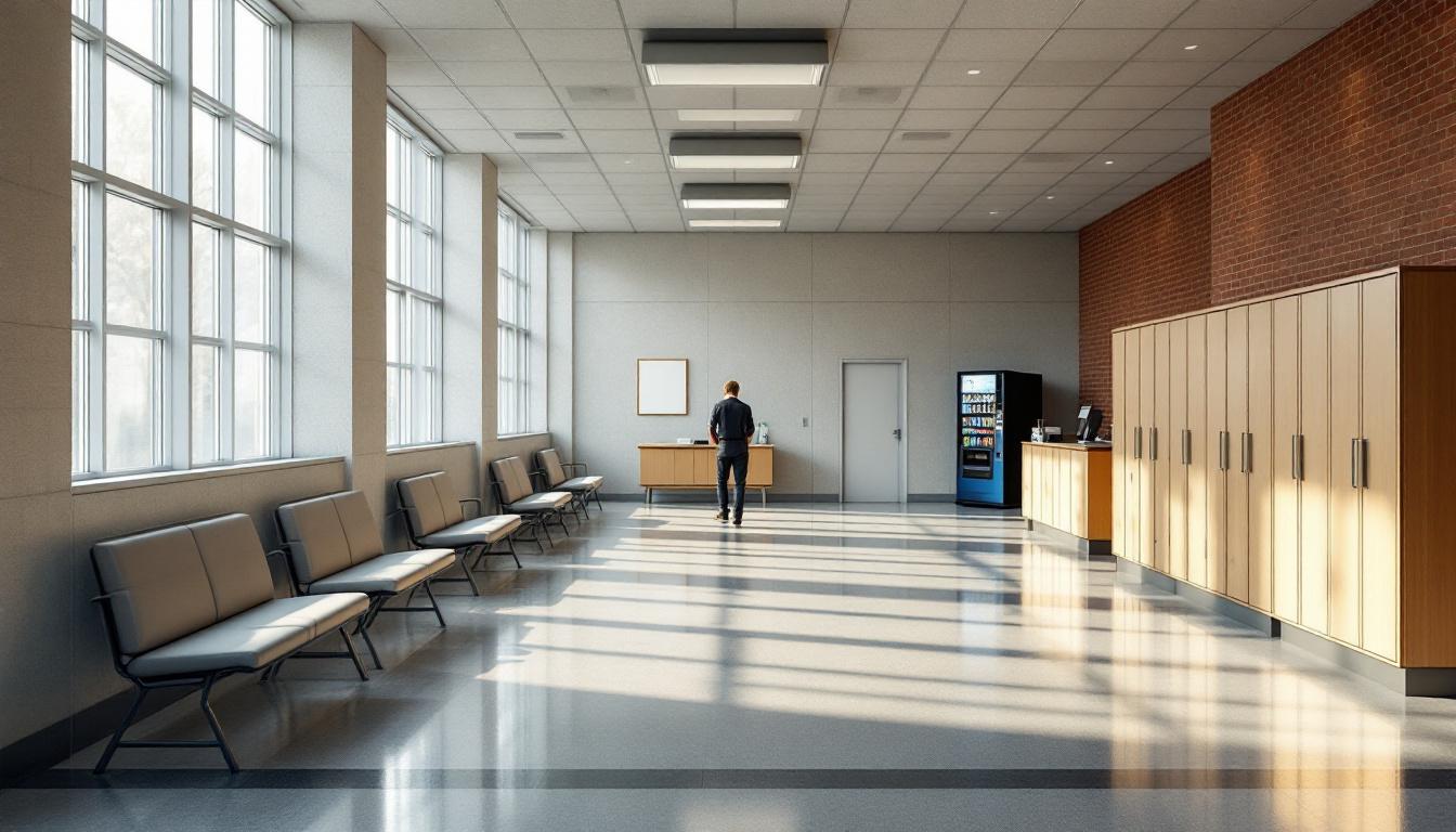 Visitation area at Wende Correctional Facility