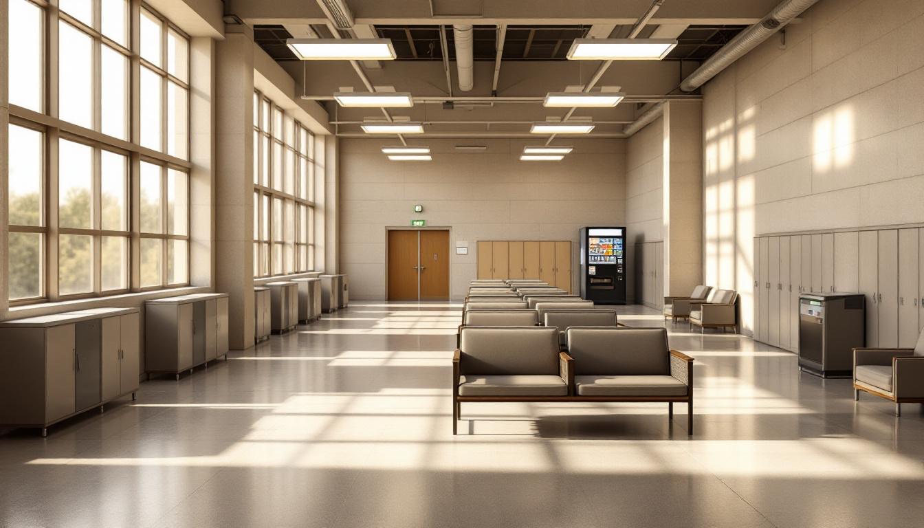 Visitation facilities and waiting area at Jefferson County Jail