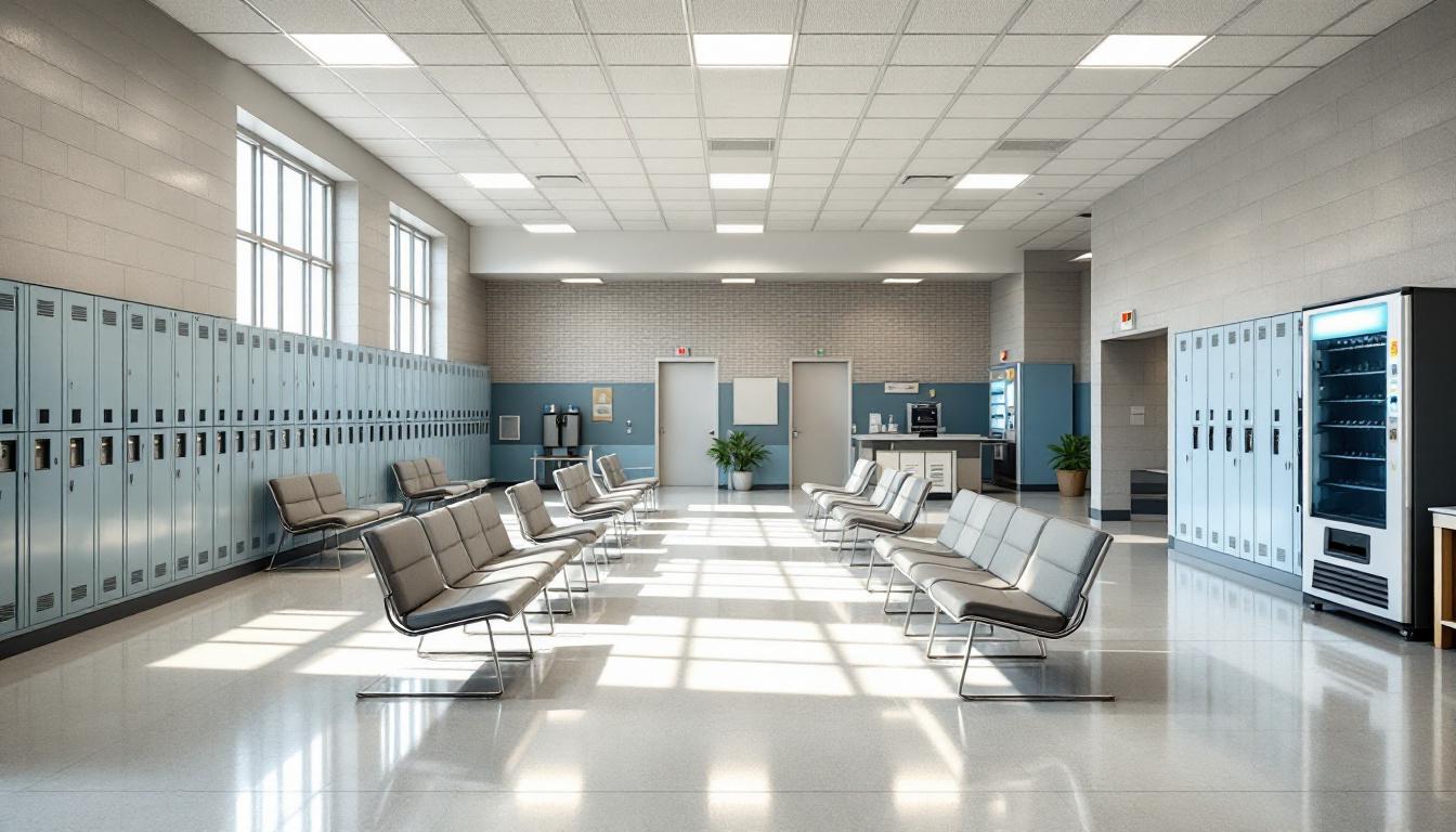 Visitation area at Bedford Hills Correctional Facility