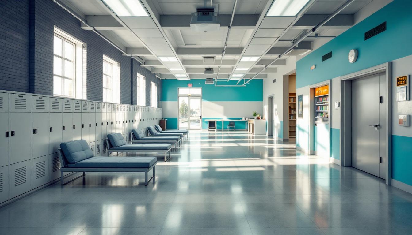Visitation facilities and waiting area at Otisville Correctional Facility