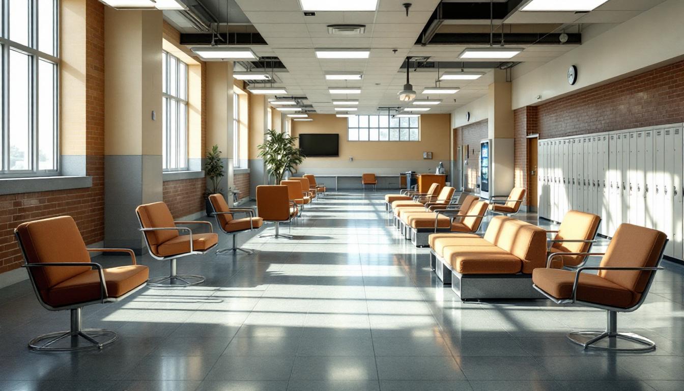 Visitation facilities and waiting area at Columbia County Jail