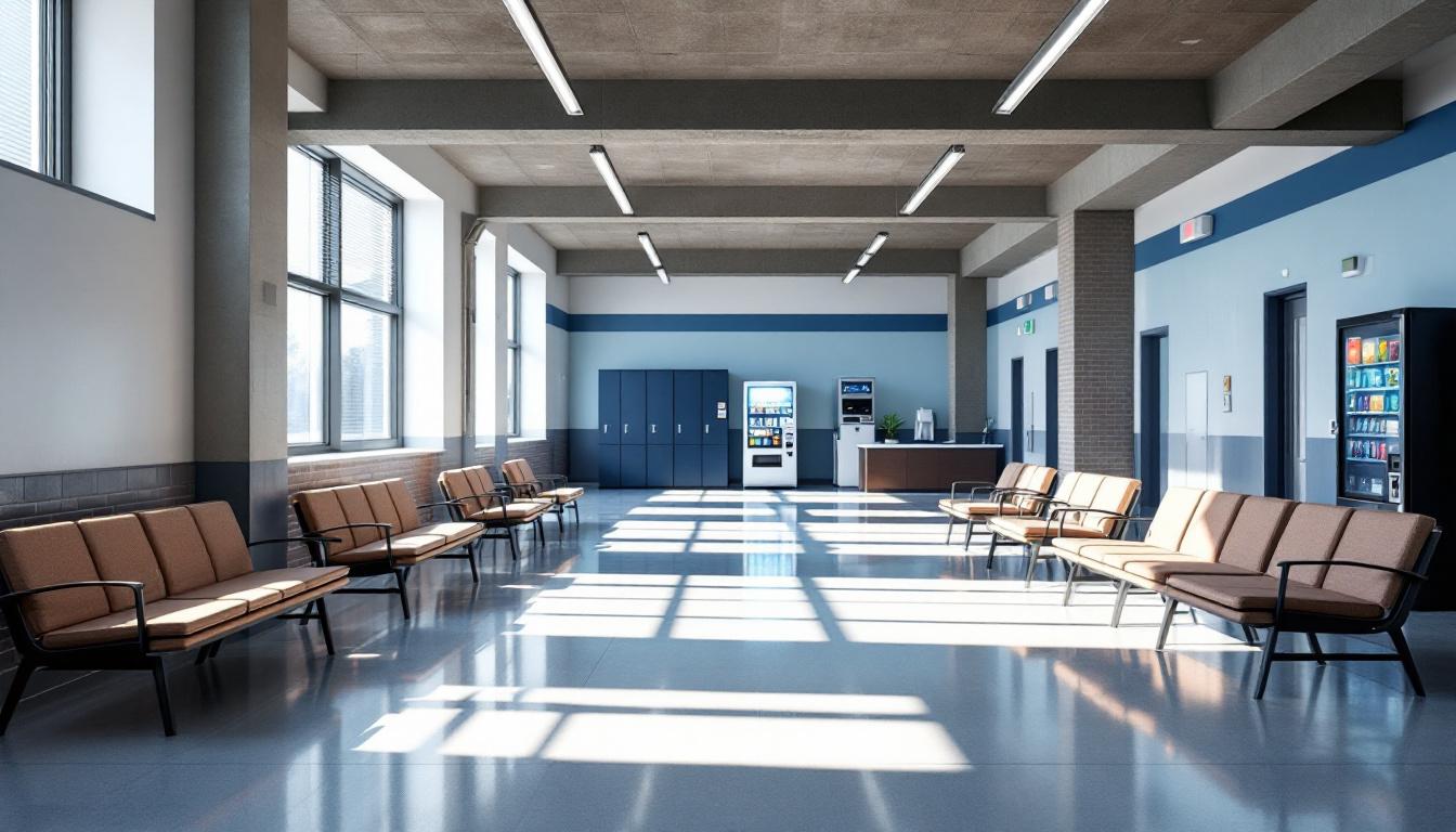 Visitation facilities and waiting area at Westchester County Department of Corrections