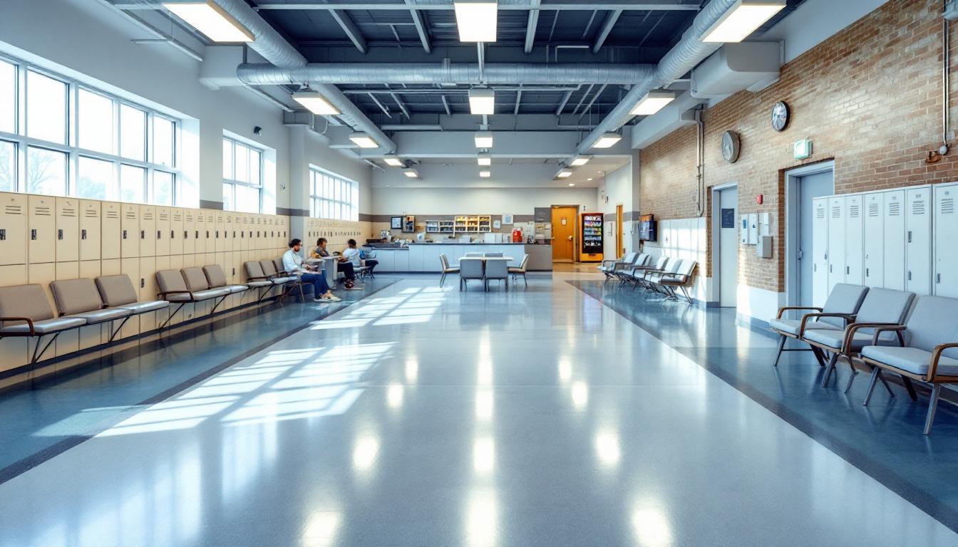 Visitation area at Oswego County Correctional