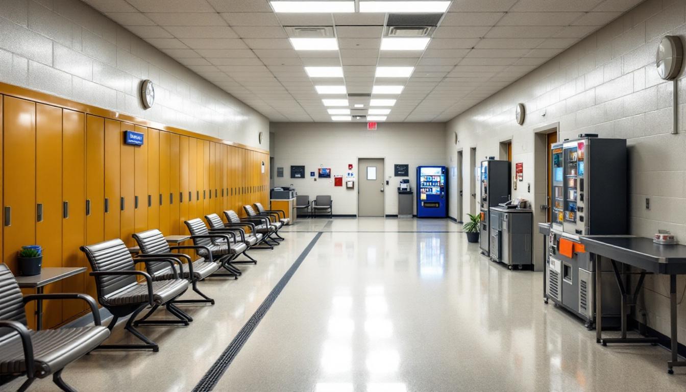 Visitation area at Chenango County Sheriff