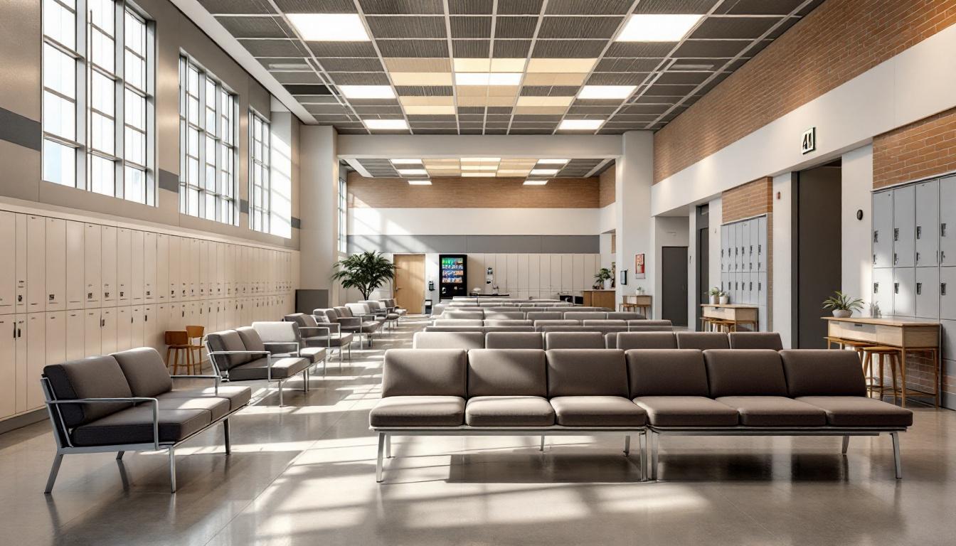 Visitation area at Herkimer County Correctional