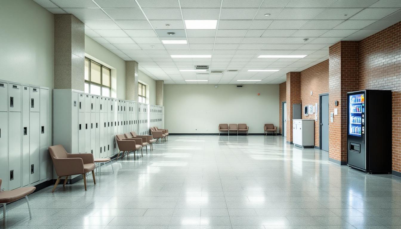Visitation facilities and waiting area at Fishkill Correctional Facility