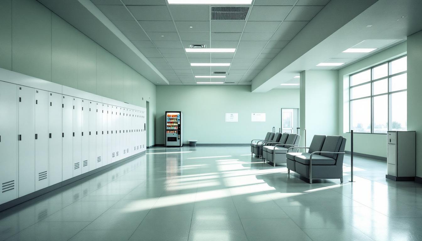 Visitation facilities and waiting area at NYSDOC Moriah Shock Incarceration Correctional Facility