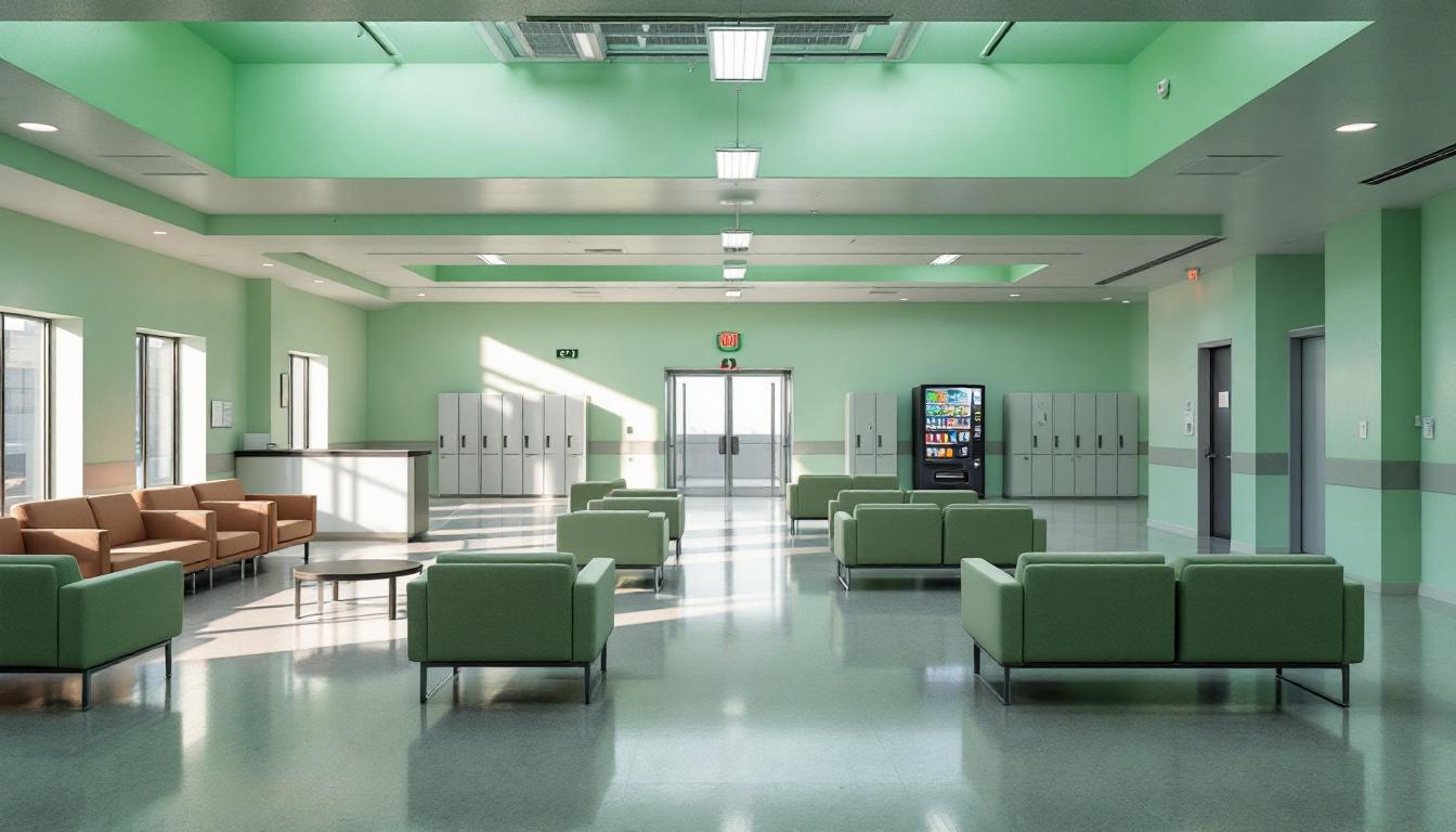 Visitation area at Hyde Correctional Institute