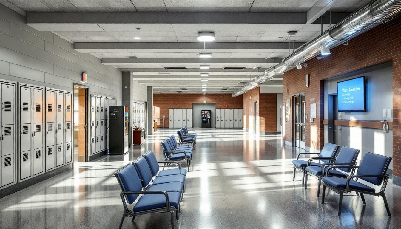 Visitation area at FCI Butner Medium II