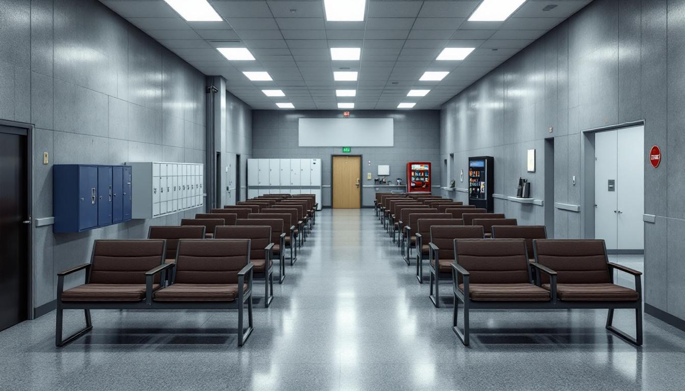 Visitation area at Catawba Correctional Center