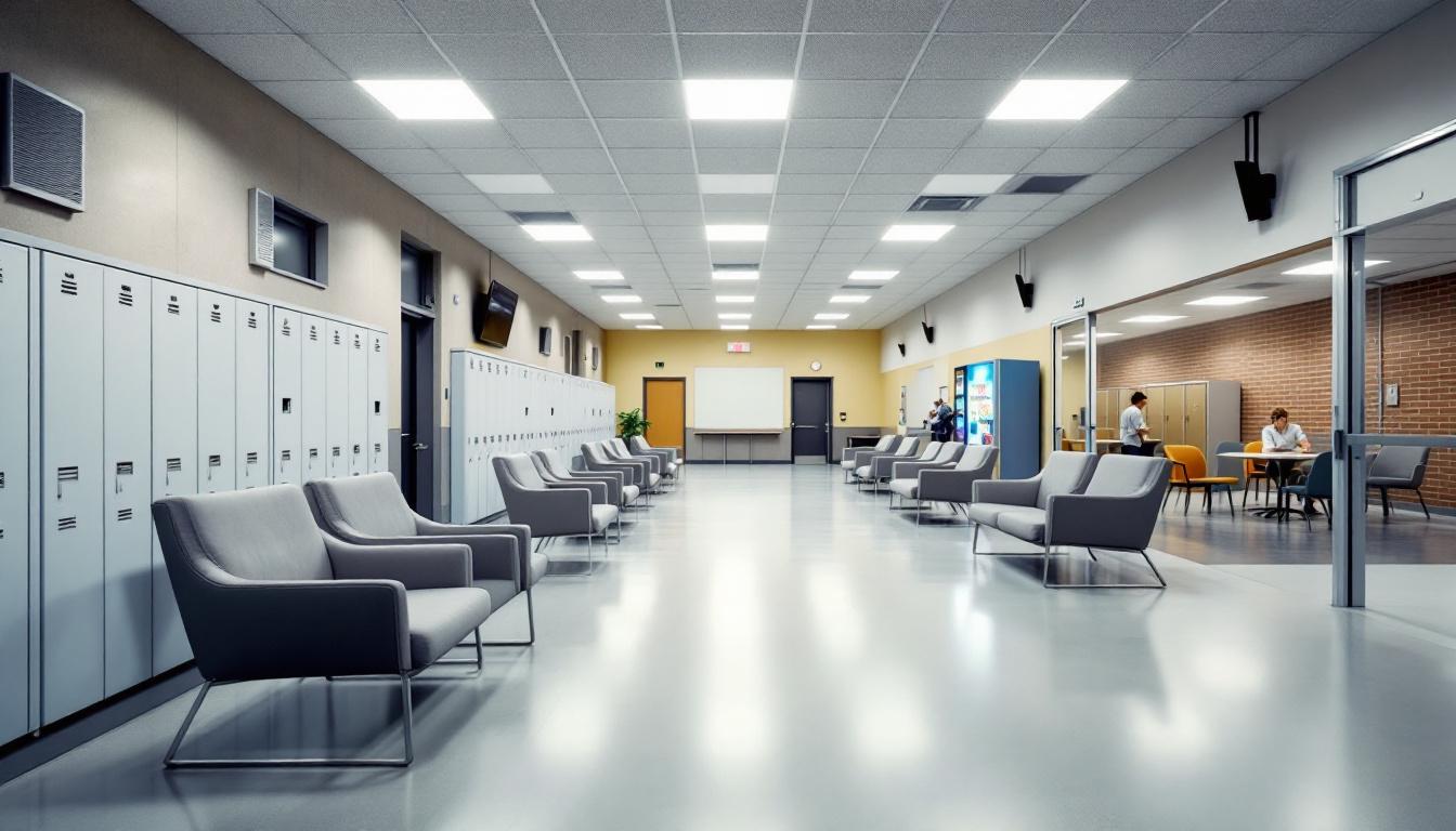 Visitation area at Lumberton Correctional Institute