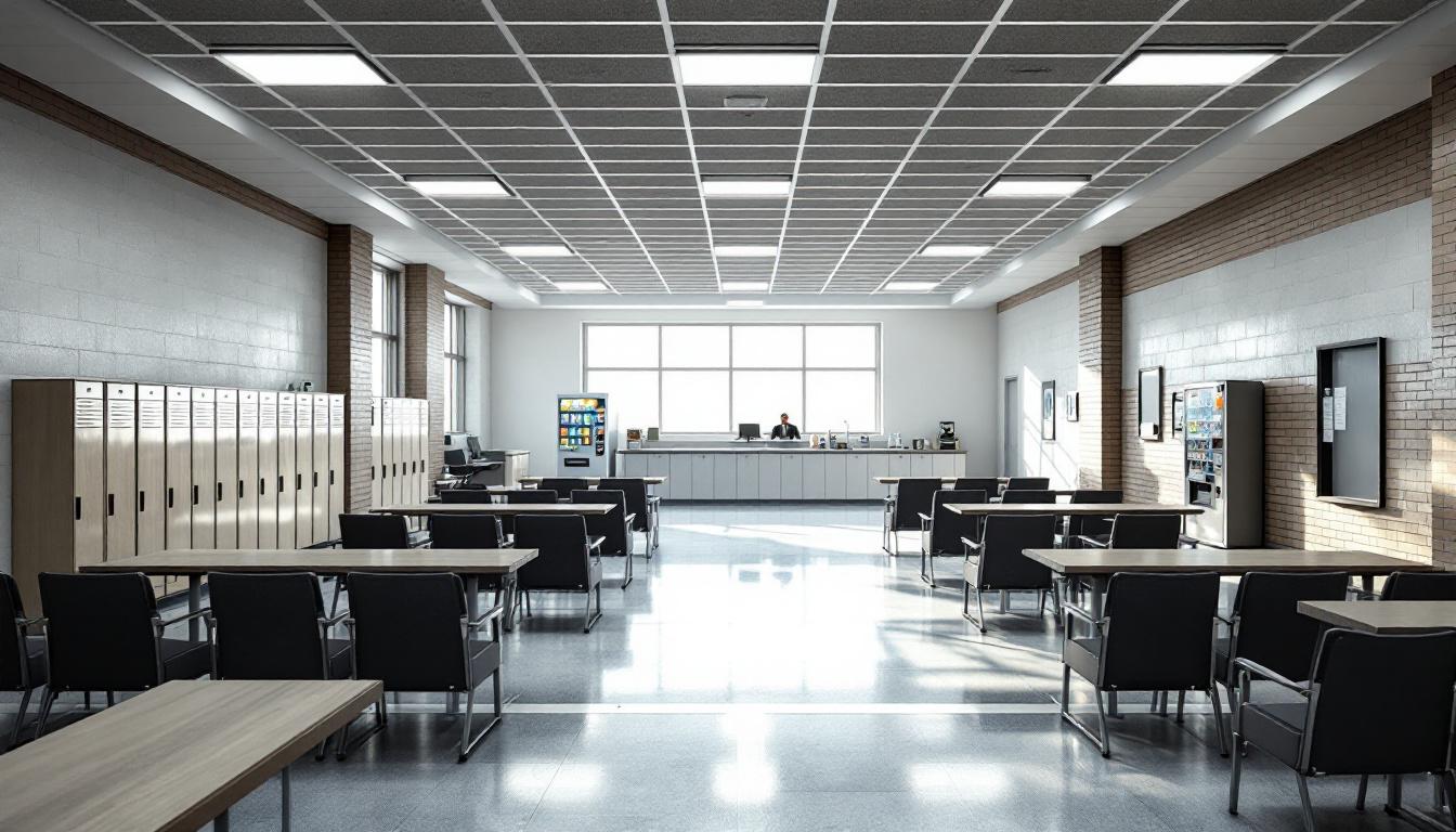 Visitation facilities and waiting area at Rutherford County Detention Center