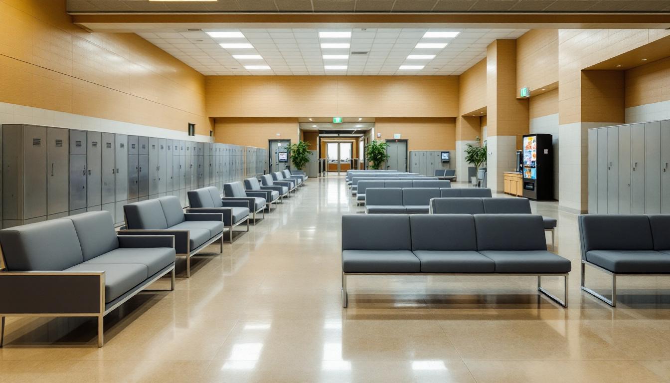 Visitation area at Foothills Correctional Institute