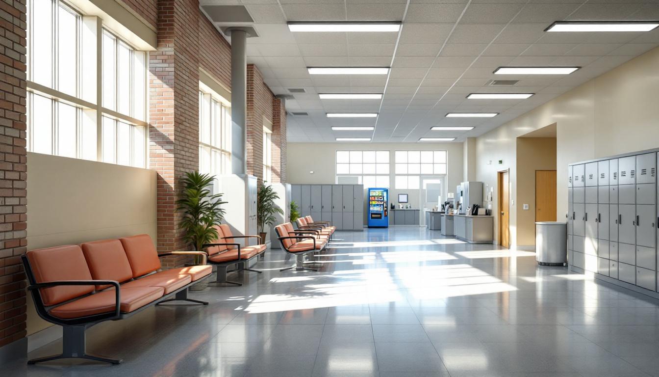 Visitation area at Nash Correctional Institution