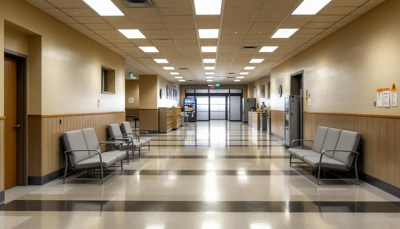 Visitation area at Edgecombe County Jail