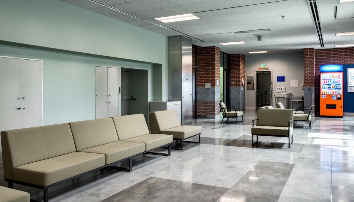 Visitation area at Richmond Correctional Institution