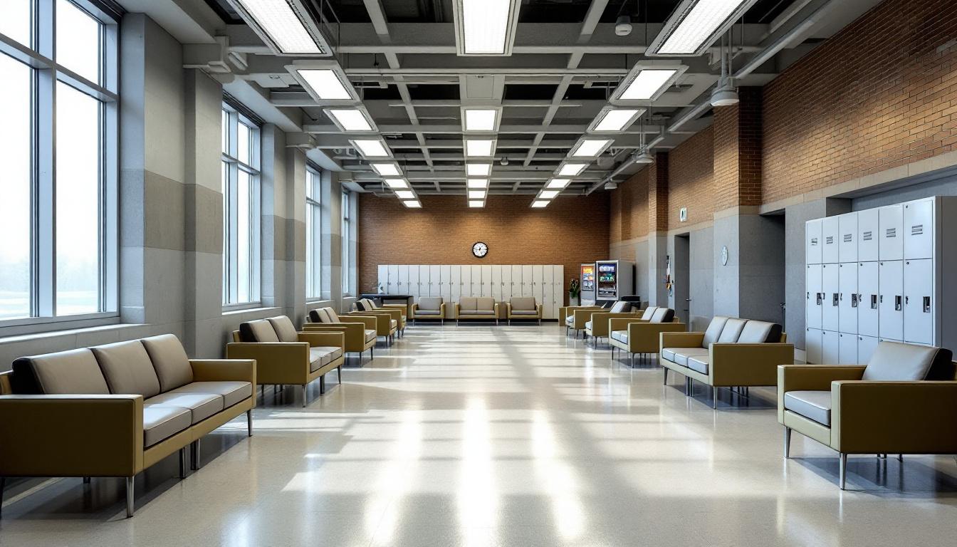Visitation area at Haywood County Detention Center