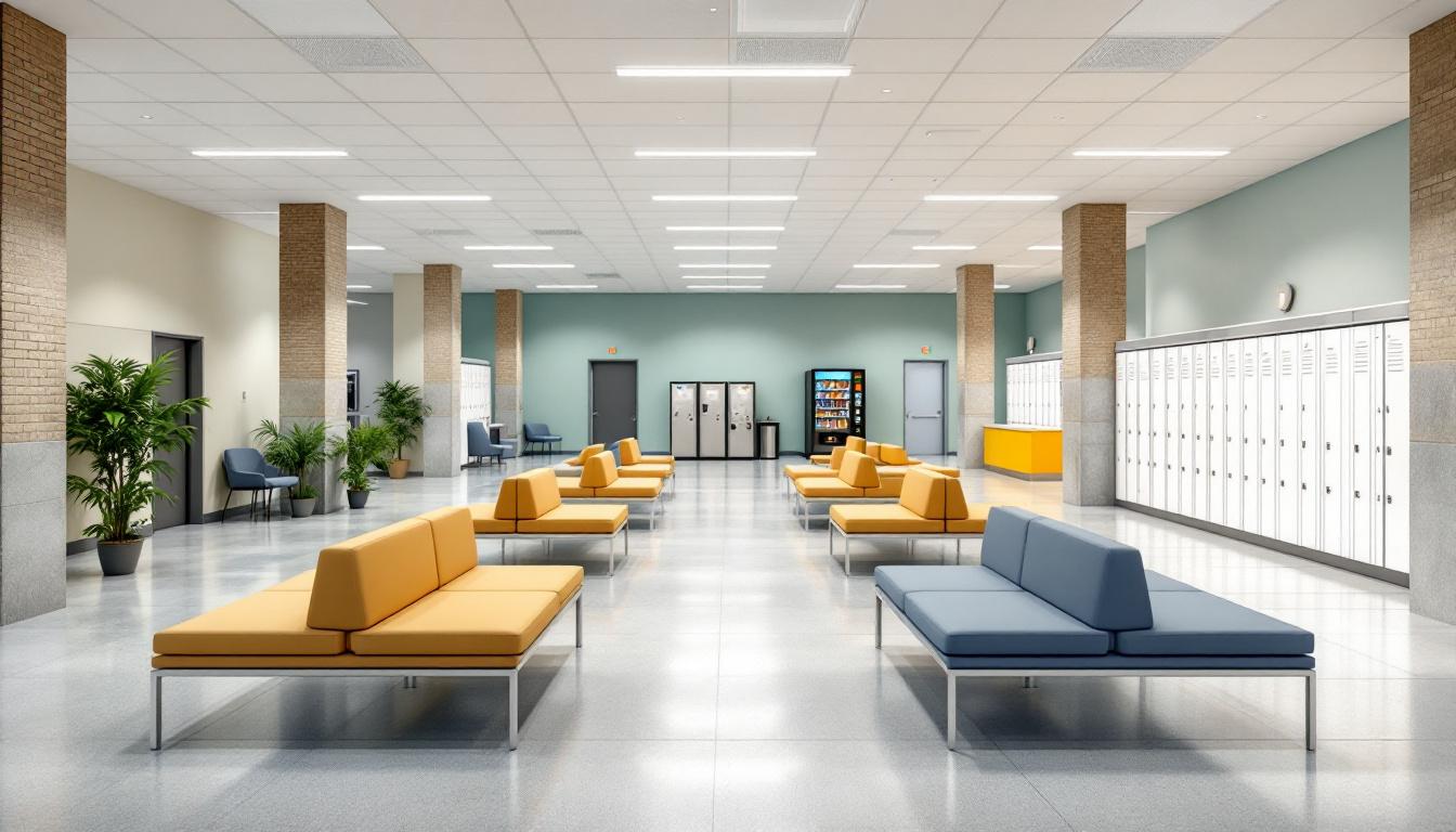 Visitation facilities and waiting area at Columbus County Detention Center