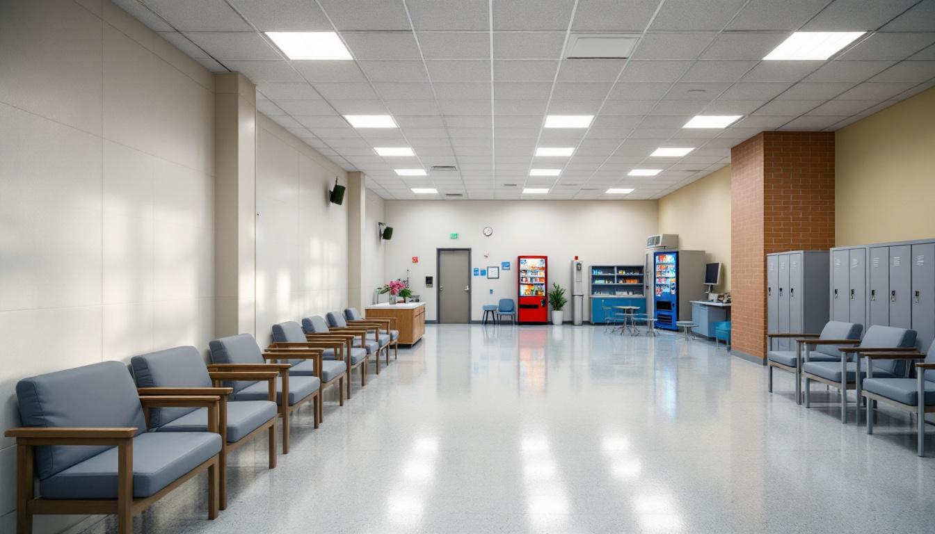 Visitation facilities and waiting area at FMC Butner
