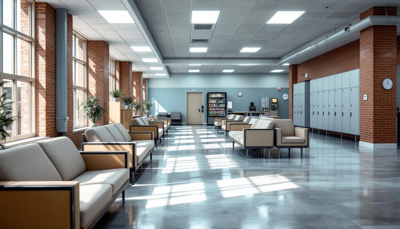 Visitation facilities and waiting area at Foothills Correctional Institute
