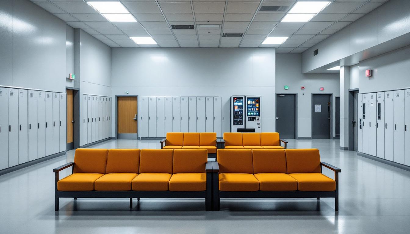 Visitation area at Surry County Jail