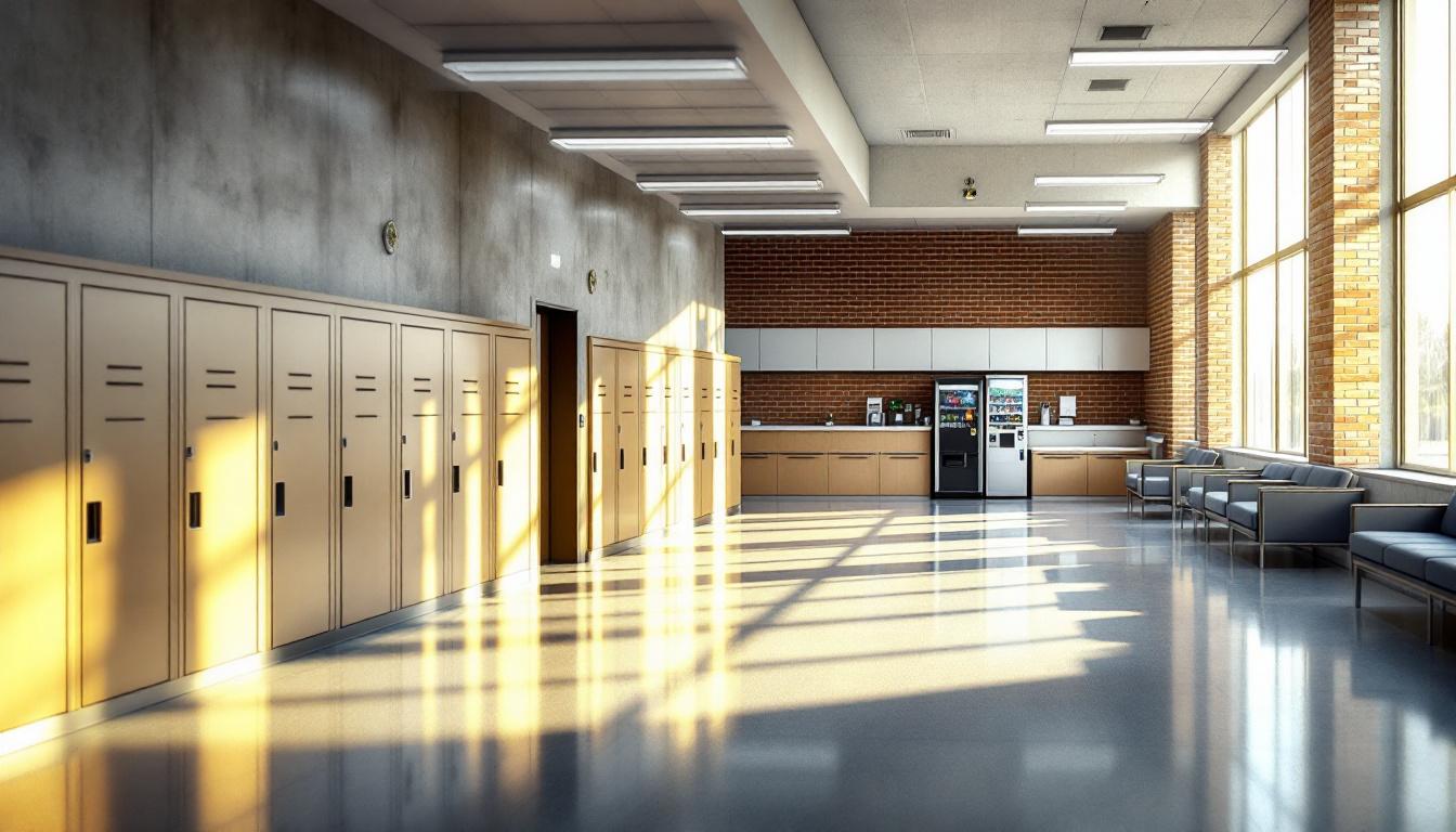 Visitation facilities and waiting area at Harnett Correctional Institution