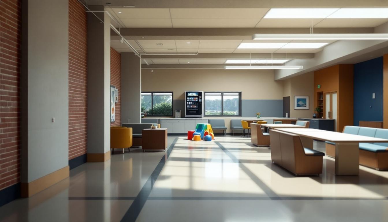 Visitation facilities and waiting area at Salinas Valley Memorial Hospital