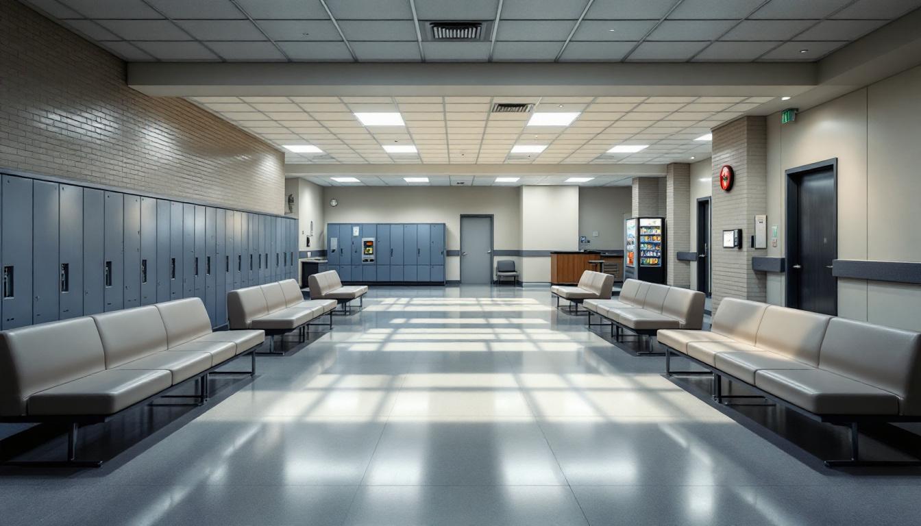 Visitation facilities and waiting area at North County Correctional Facility
