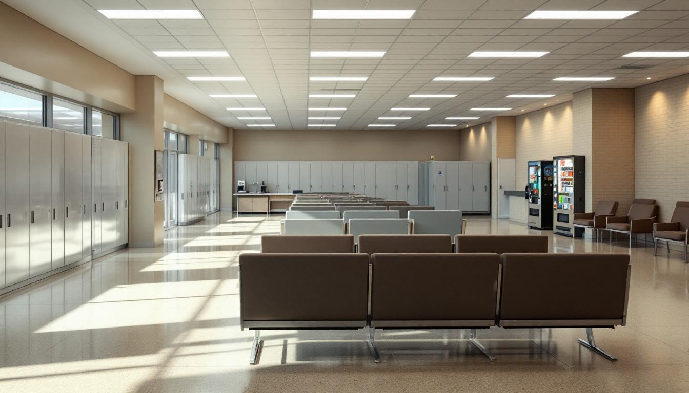 Visitation area at Smith Correctional Facility