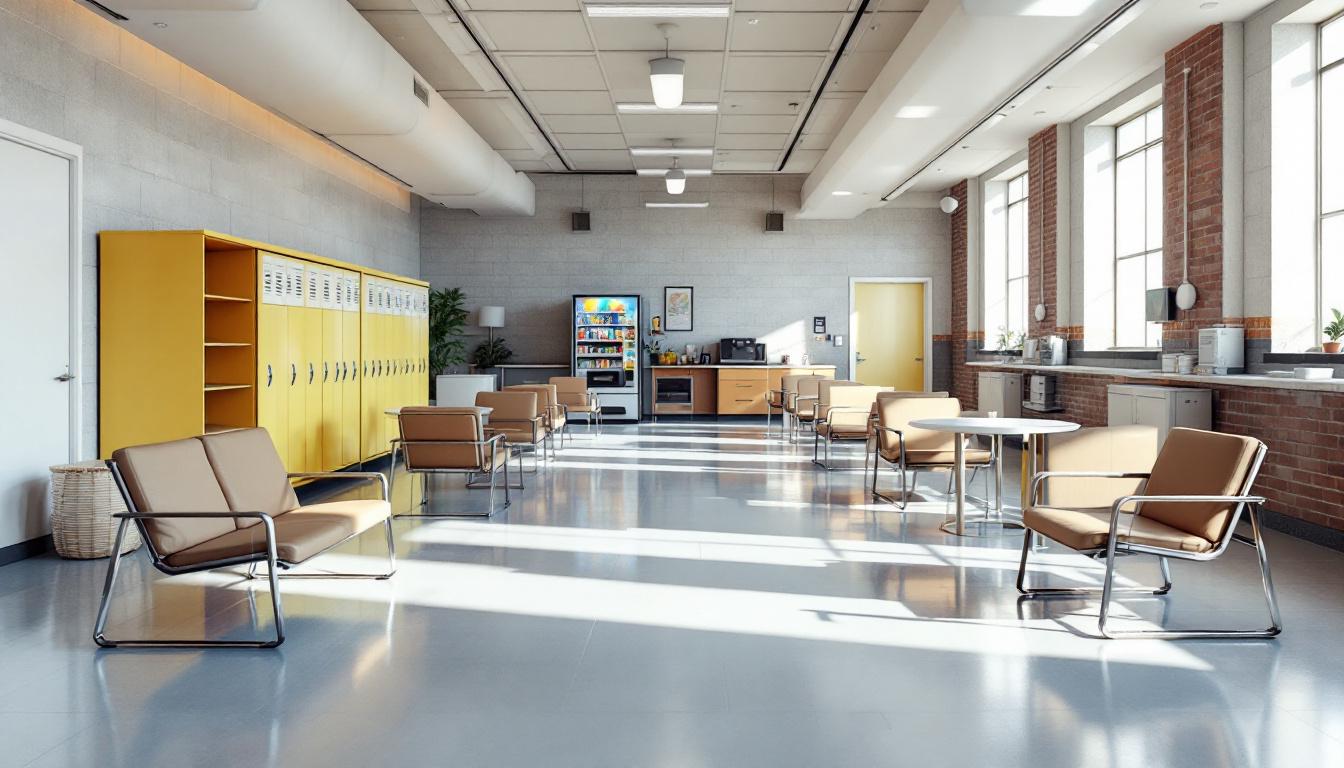 Visitation facilities and waiting area at Glen Helen Rehabilitation Center