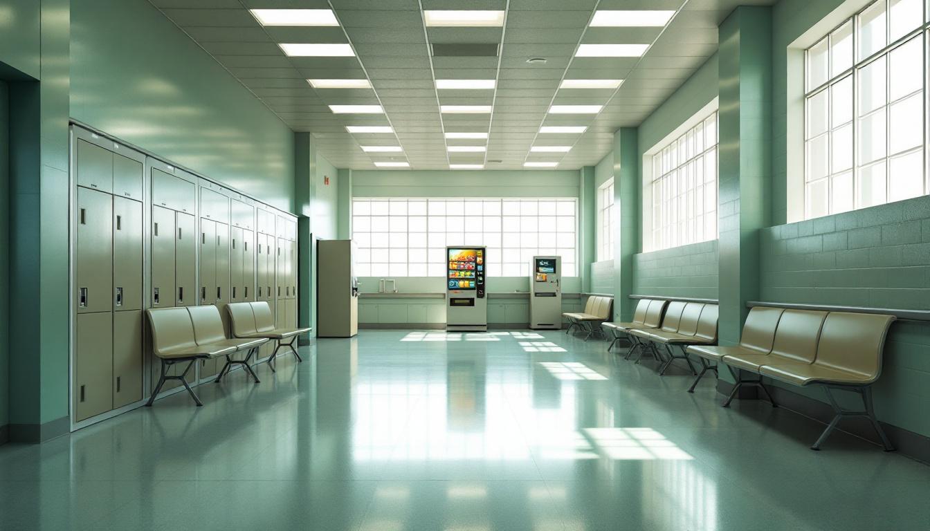 Visitation facilities and waiting area at San Luis Obispo County Jail