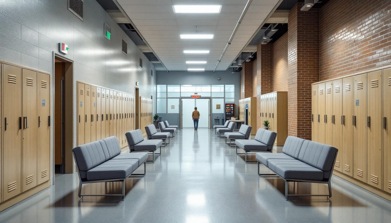 Visitation area at Lerdo Pre-Trial Facility