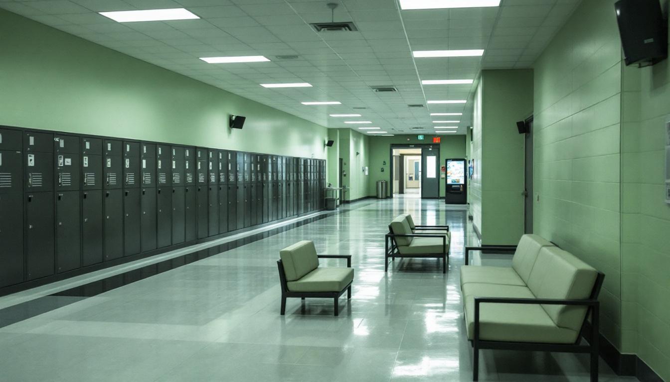 Visitation area at Sutter County Jail, Sutter County Sheriff