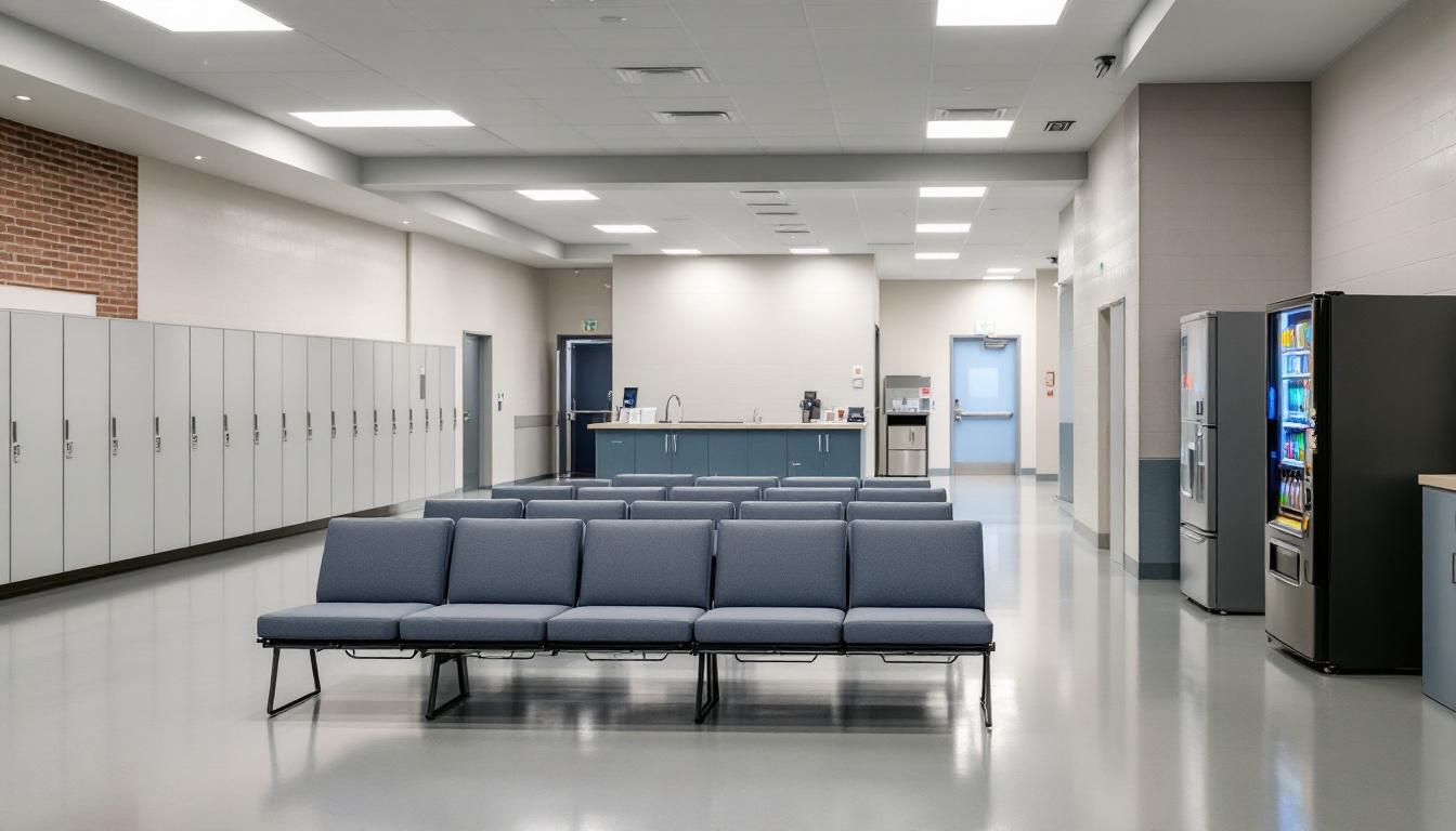 Visitation facilities and waiting area at Southwest Medical Siena Heights Healthcare Center