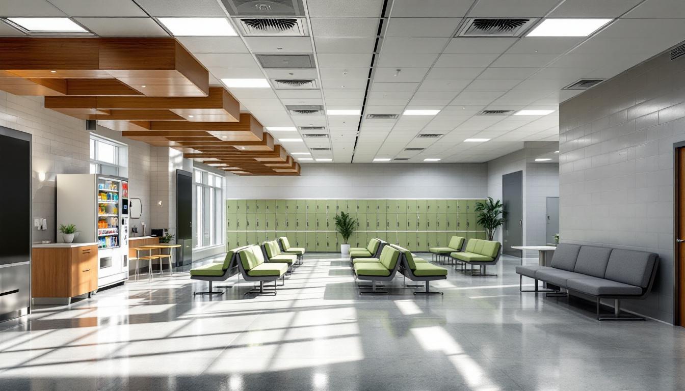 Visitation area at Madera County Juvenile Detention