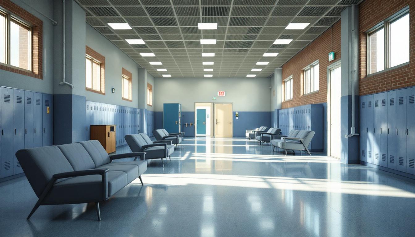 Visitation area at FCI Dublin