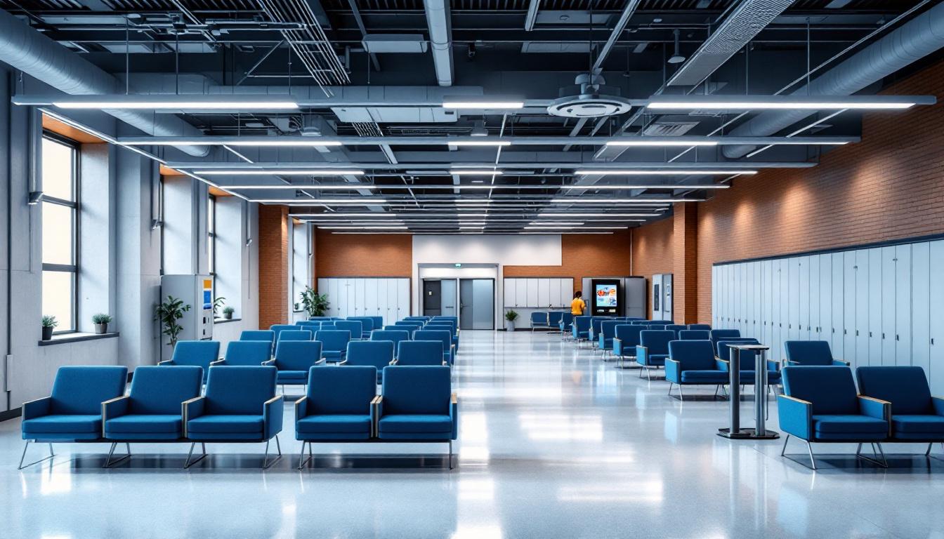 Visitation area at South Bay Detention Facility
