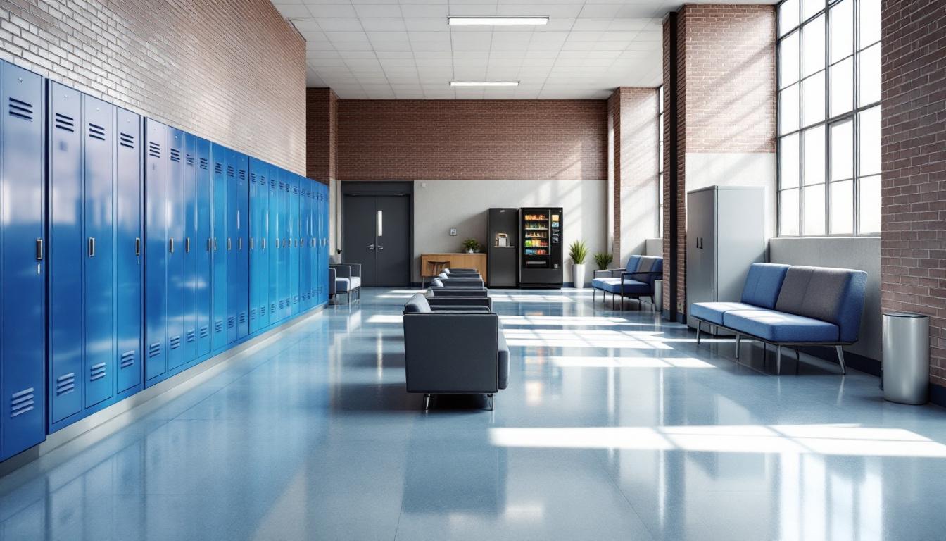 Visitation facilities and waiting area at California Health Care Facility