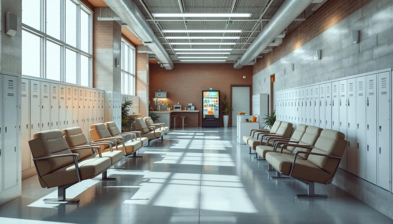 Visitation facilities and waiting area at South County Detention Center