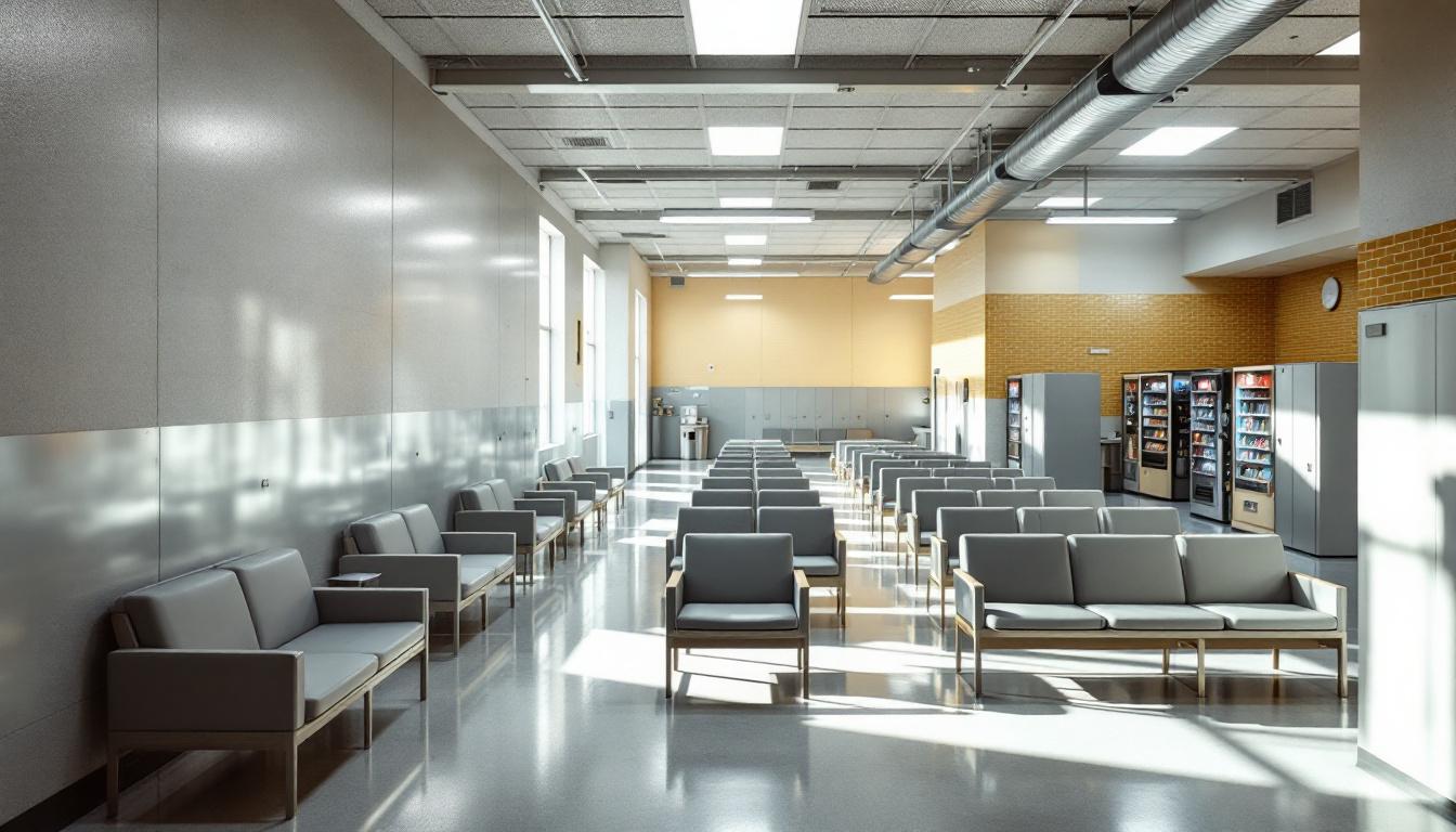 Visitation facilities and waiting area at California Community Foundation