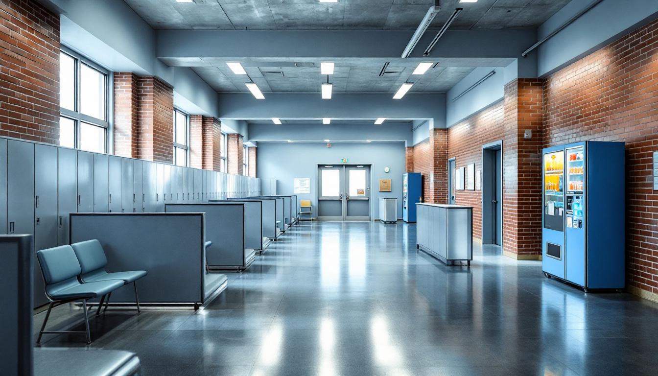 Visitation facilities and waiting area at Rio Cosumnes Correctional Center