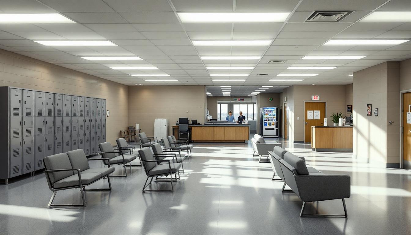 Visitation area at Sheriff-Jail Division