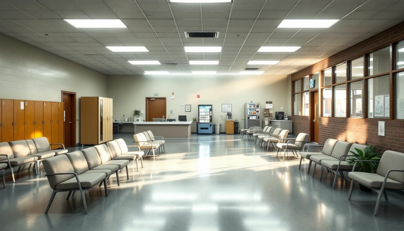 Visitation area at Madera County Juvenile