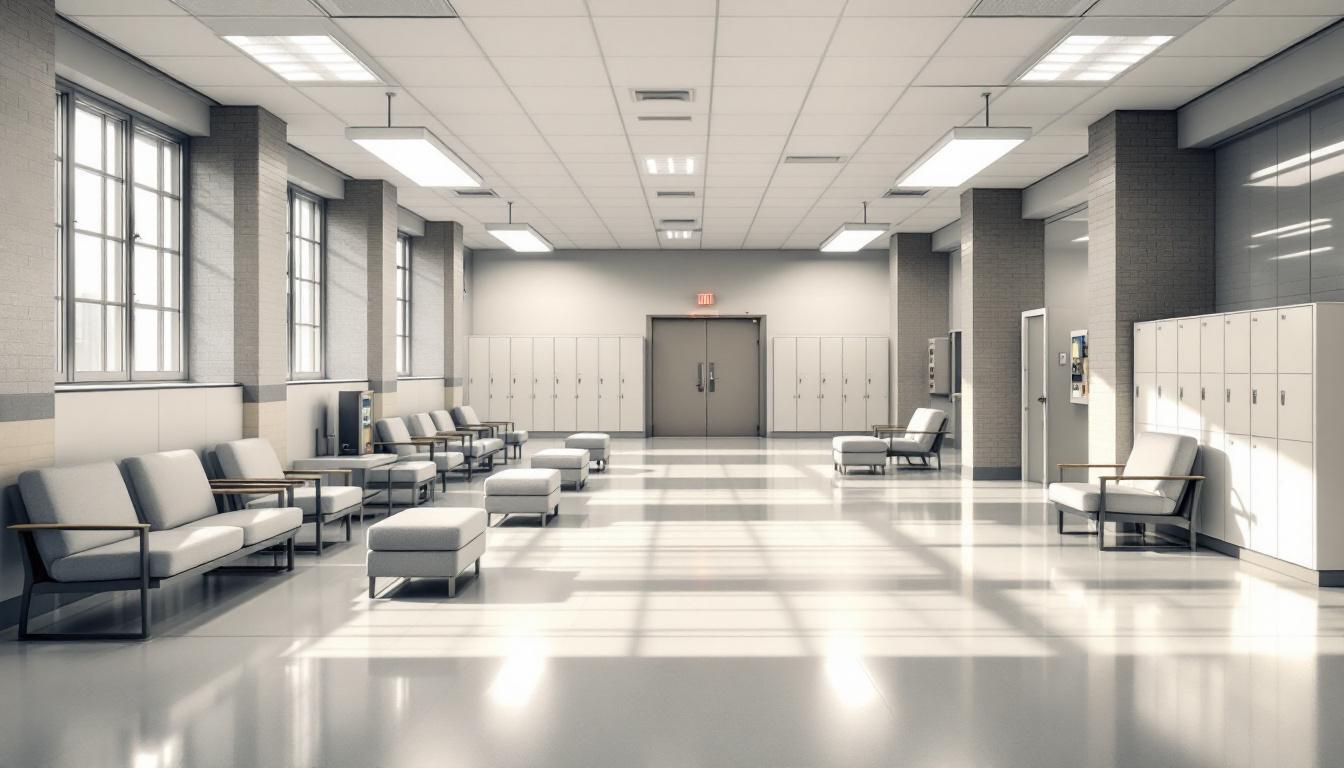 Visitation area at Stanislaus County Jail