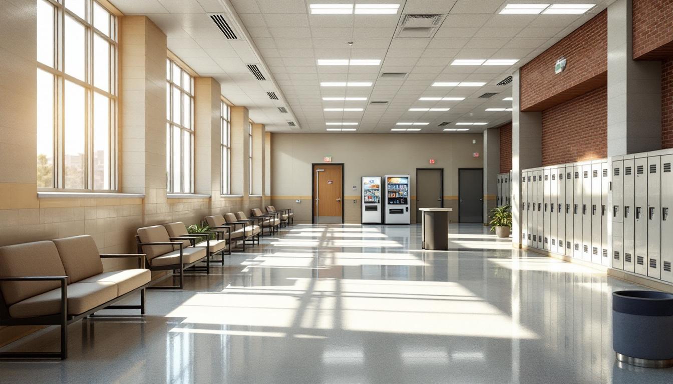 Visitation area at Wichita County Jail