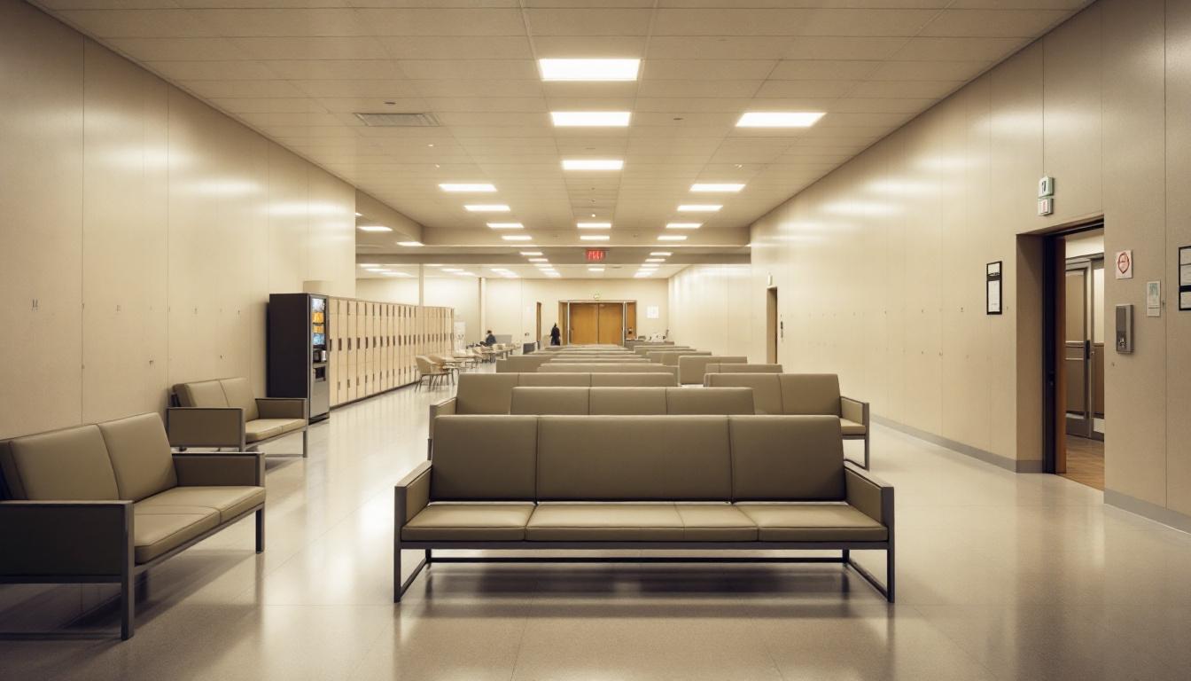 Visitation area at John R Lindsey State Jail
